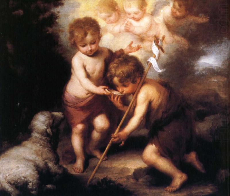 Shell and the children, Bartolome Esteban Murillo